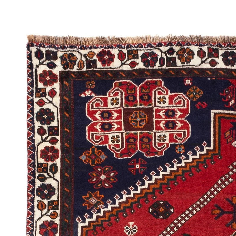 Ghashghai Teppich 162x257cm - Perserteppich - rot