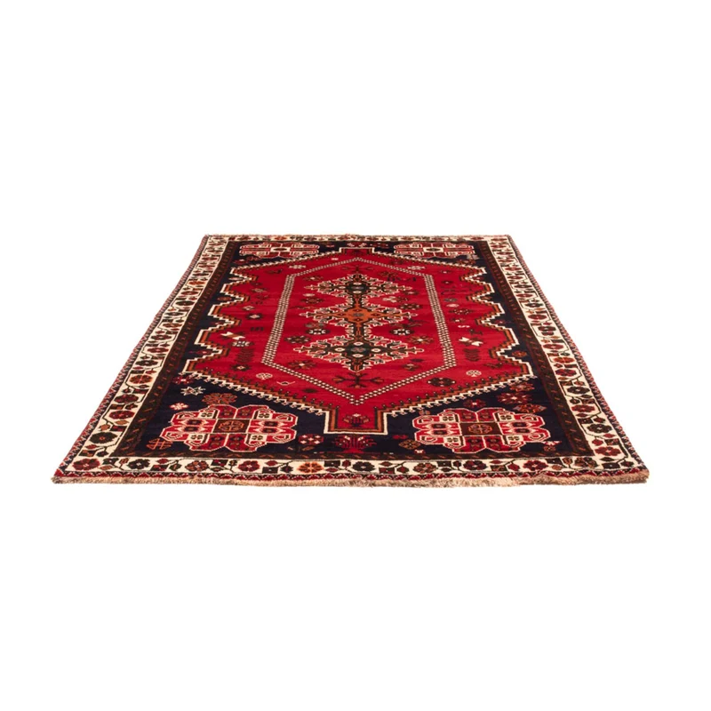 Ghashghai Teppich 162x257cm - Perserteppich - rot