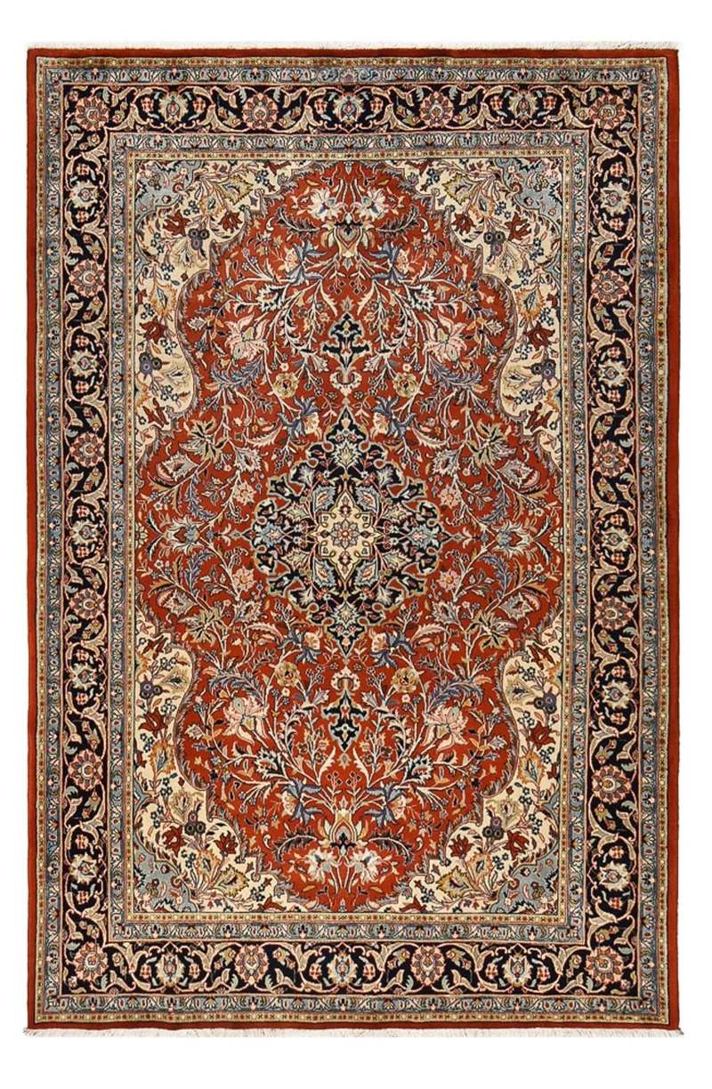 Maschad Teppich 196x292cm - Perserteppich - dunkelrot