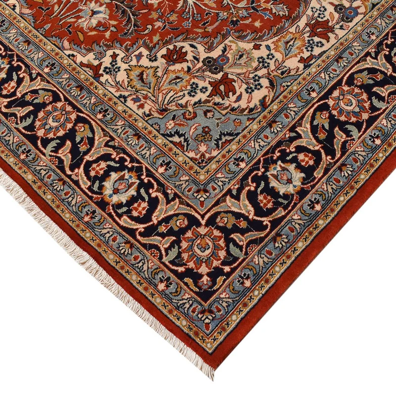 Maschad Teppich 196x292cm - Perserteppich - dunkelrot