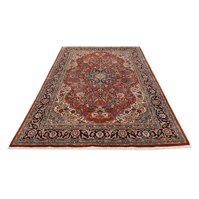 Maschad Teppich 196x292cm - Perserteppich - dunkelrot