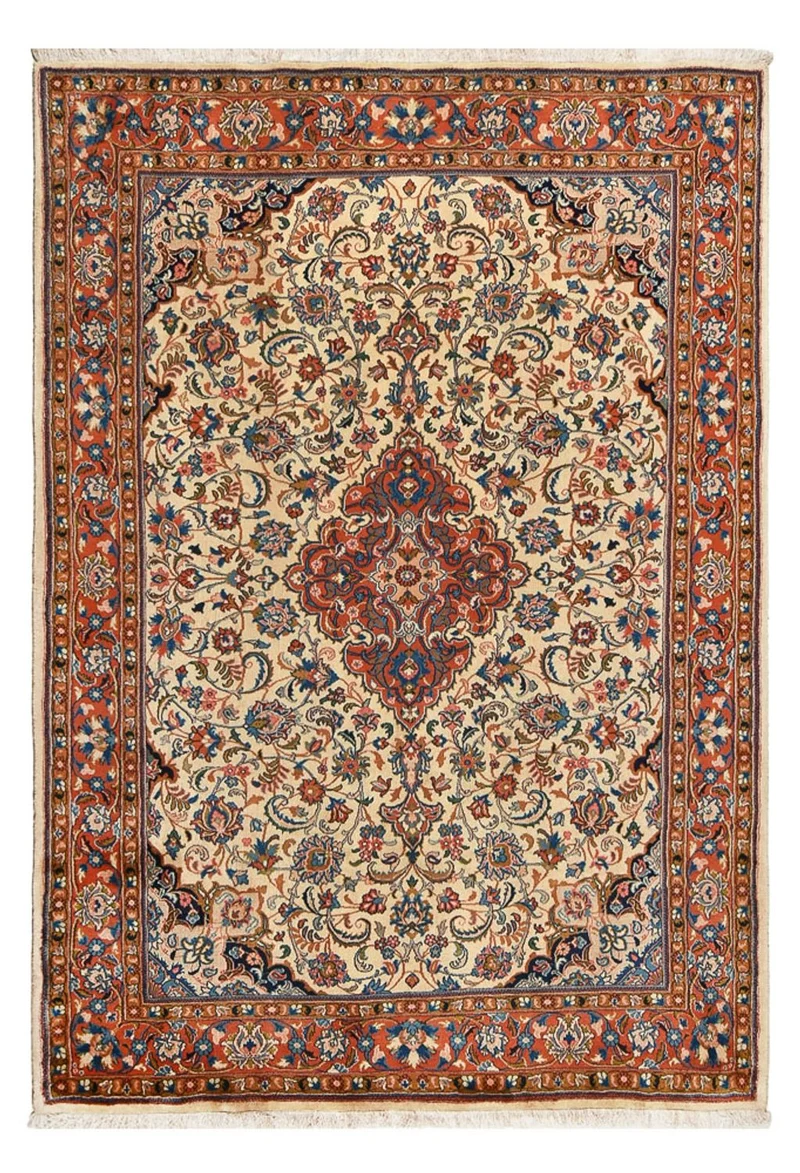 Sarough Teppich 193x277cm - Perserteppich - beige