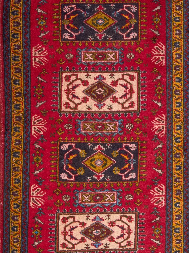 Ardebil Teppich 83x308cm - Perserteppich - rot