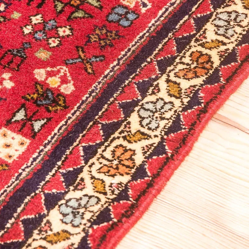 Abadeh Teppich 92x278cm - Perserteppich - rot