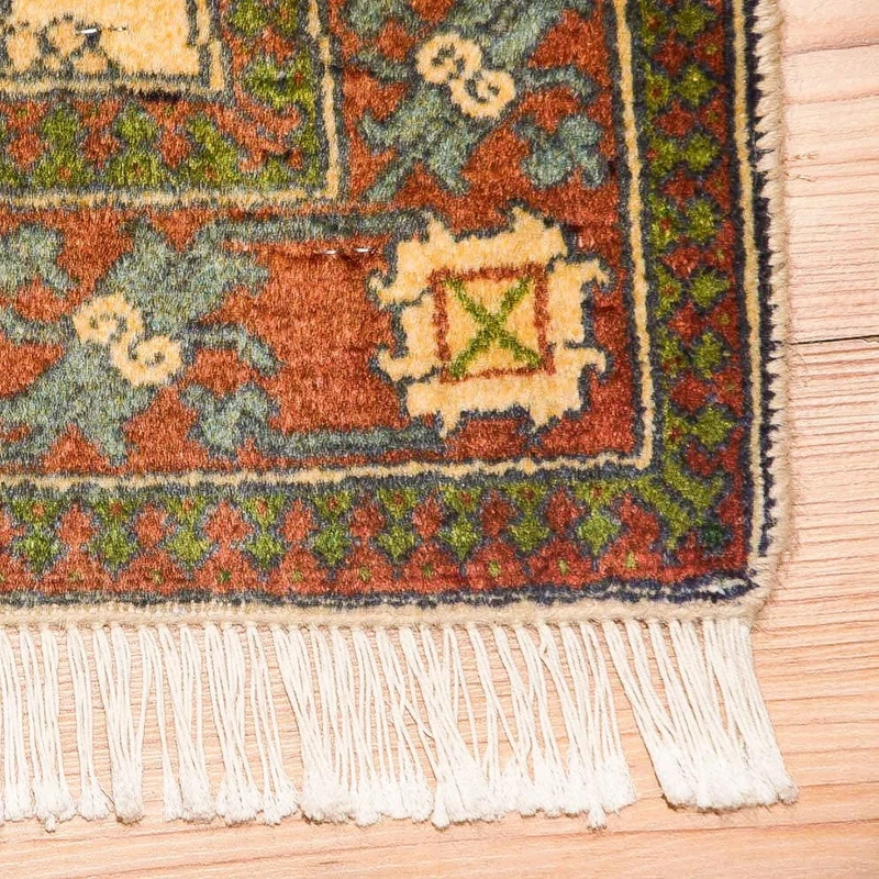 Turkaman Teppich 100x157cm - Orientteppich - gold
