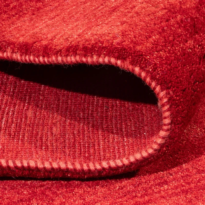 Gabbeh Persisch Teppich 174x229cm - Perserteppich Wollteppich - rot