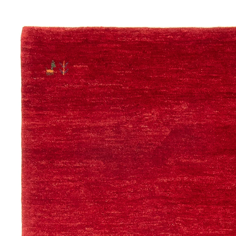 Gabbeh Persisch Teppich 171x226cm - Perserteppich Wollteppich - rot