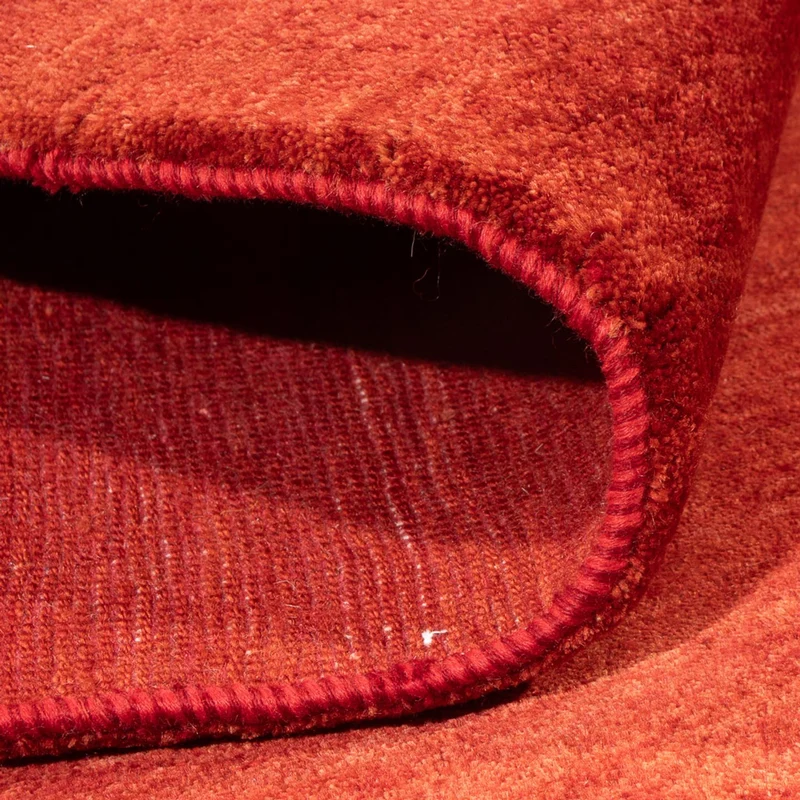 Gabbeh Persisch Teppich 176x251cm - Perserteppich Wollteppich - rot