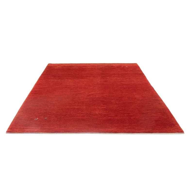 Gabbeh Persisch Teppich 176x251cm - Perserteppich Wollteppich - rot