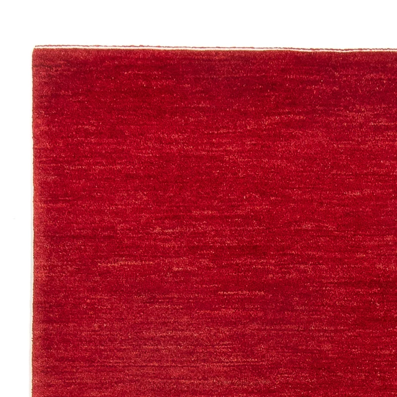 Gabbeh Persisch Teppich 167x244cm - Perserteppich Wollteppich - rot