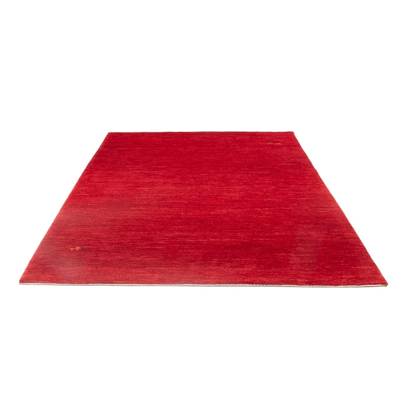 Gabbeh Persisch Teppich 167x244cm - Perserteppich Wollteppich - rot