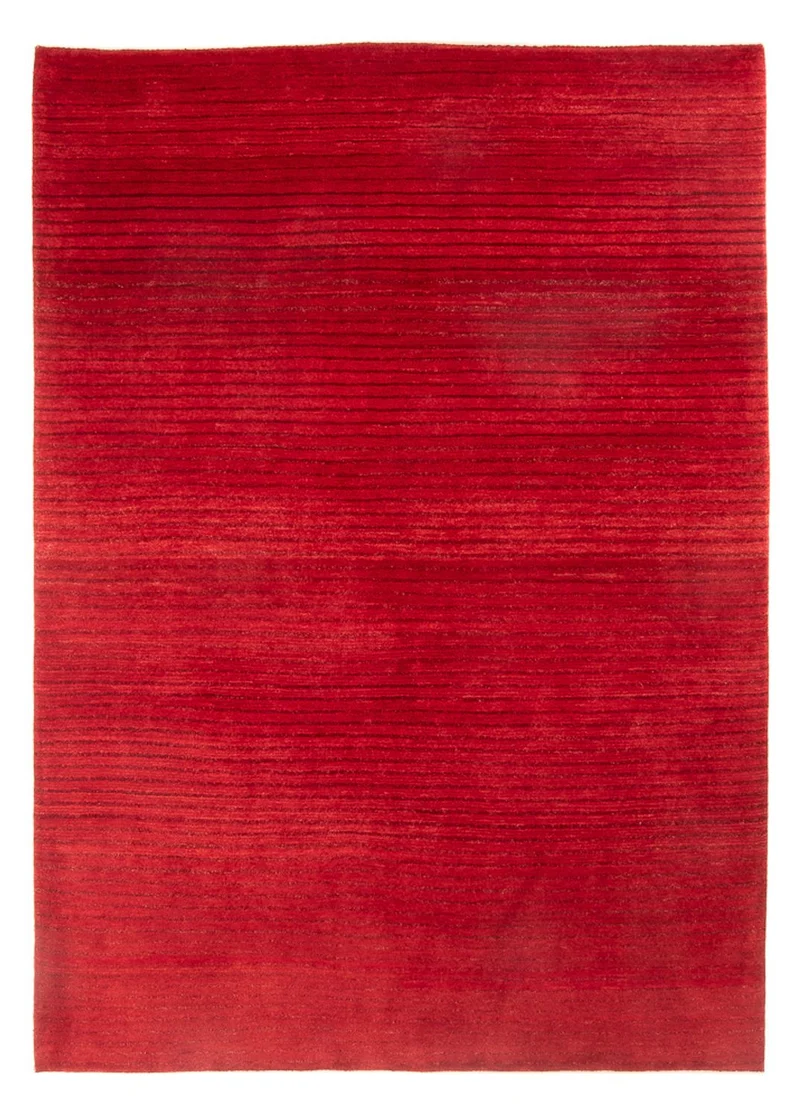Gabbeh Persisch Teppich 174x240cm - Perserteppich Wollteppich - rot
