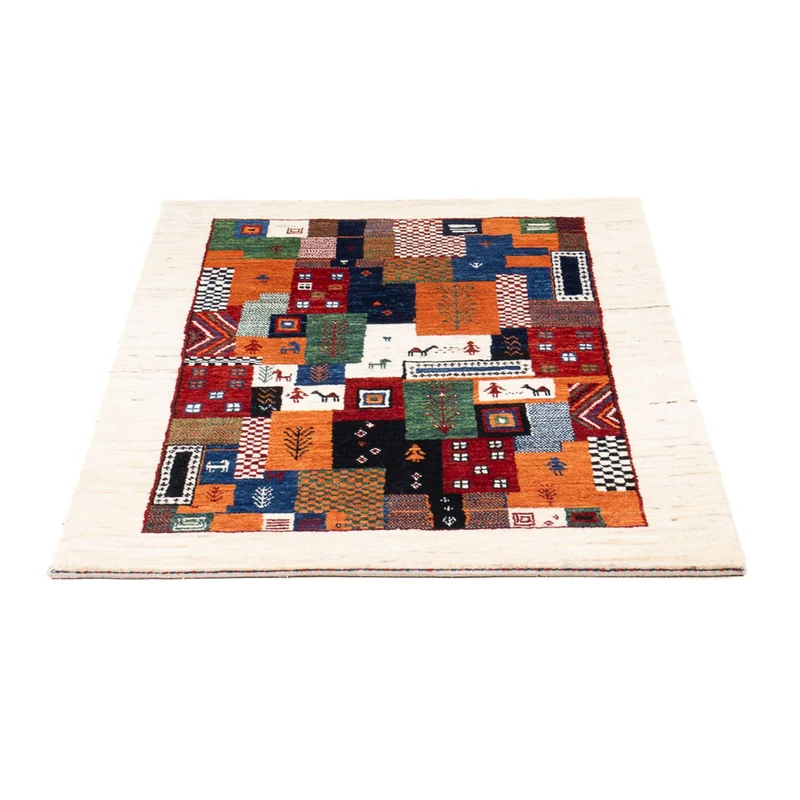Loribaft Teppich Perser 83x126cm - Orientteppich - mehrfarbig