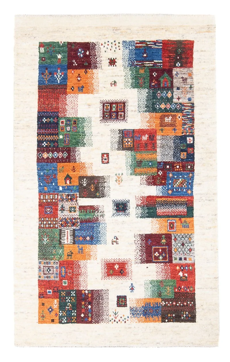 Loribaft Teppich Perser 85x136cm - Orientteppich - mehrfarbig