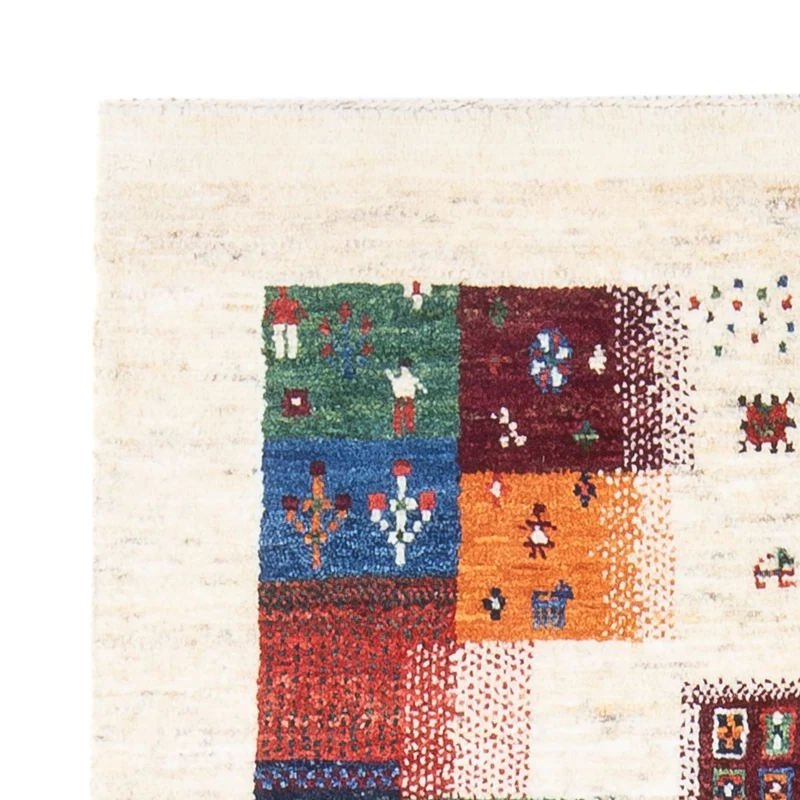 Loribaft Teppich Perser 85x136cm - Orientteppich - mehrfarbig