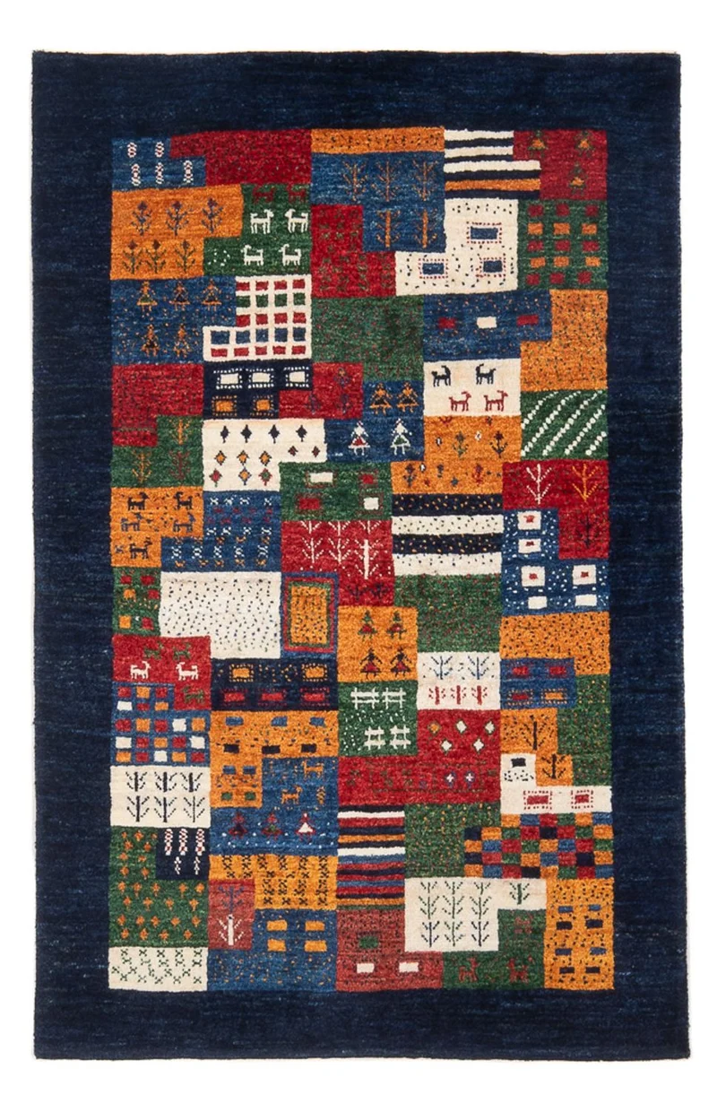 Loribaft Teppich Perser 83x129cm - Orientteppich - mehrfarbig