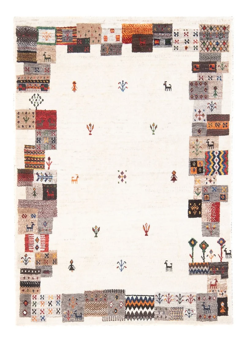 Loribaft Teppich Perser 88x126cm - Orientteppich - mehrfarbig