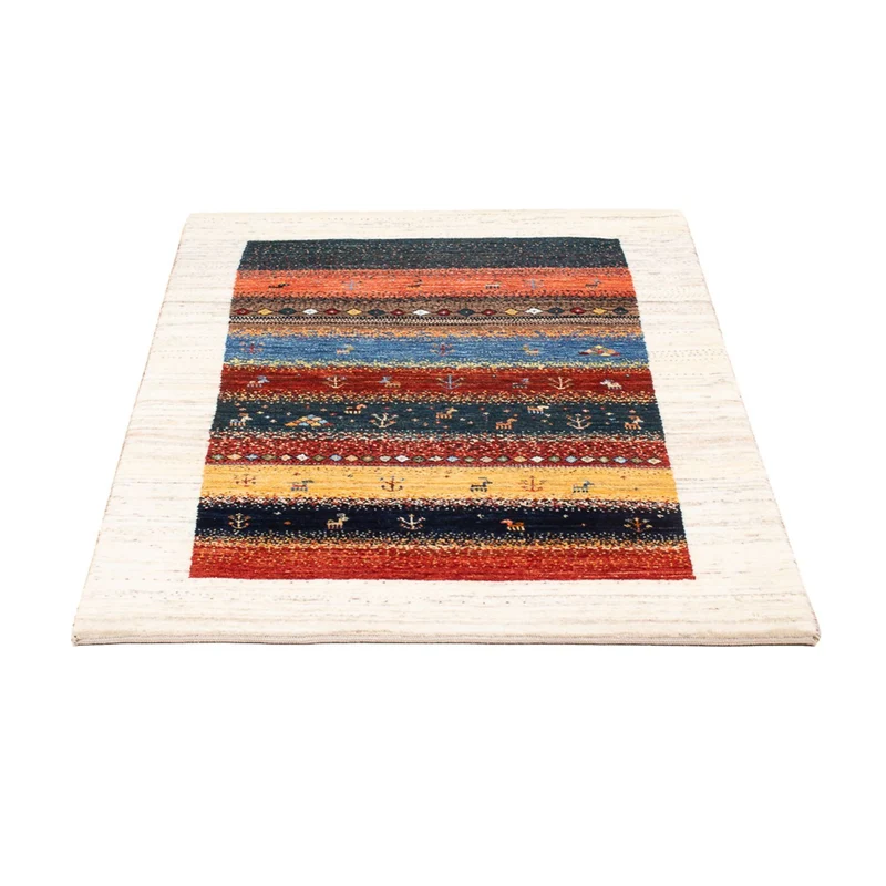 Loribaft Teppich Perser 80x130cm - Orientteppich - mehrfarbig
