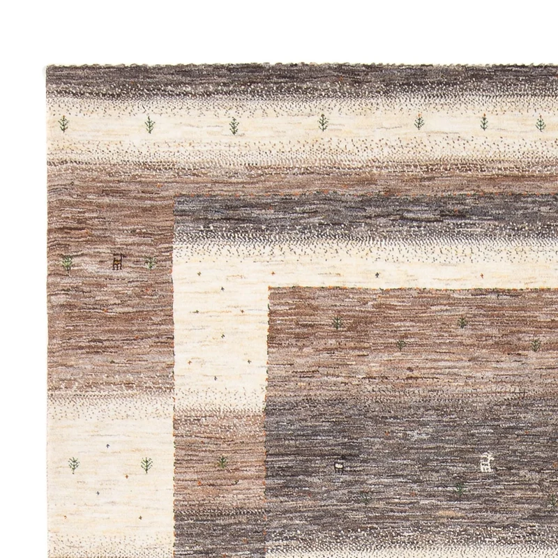 Gabbeh Teppich - Loribaft Perser - 218 x 302 cm - mehrfarbig
