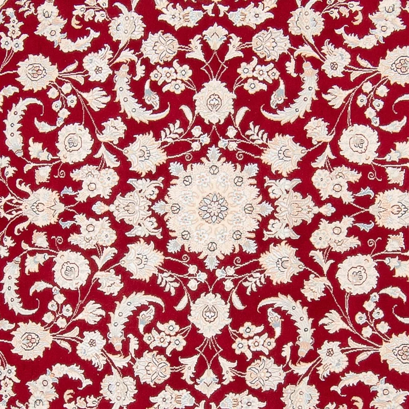 Perserteppich - Nain rund - 200 x 200 cm - rot