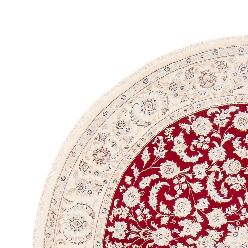 Perserteppich - Nain rund - 200 x 200 cm - rot