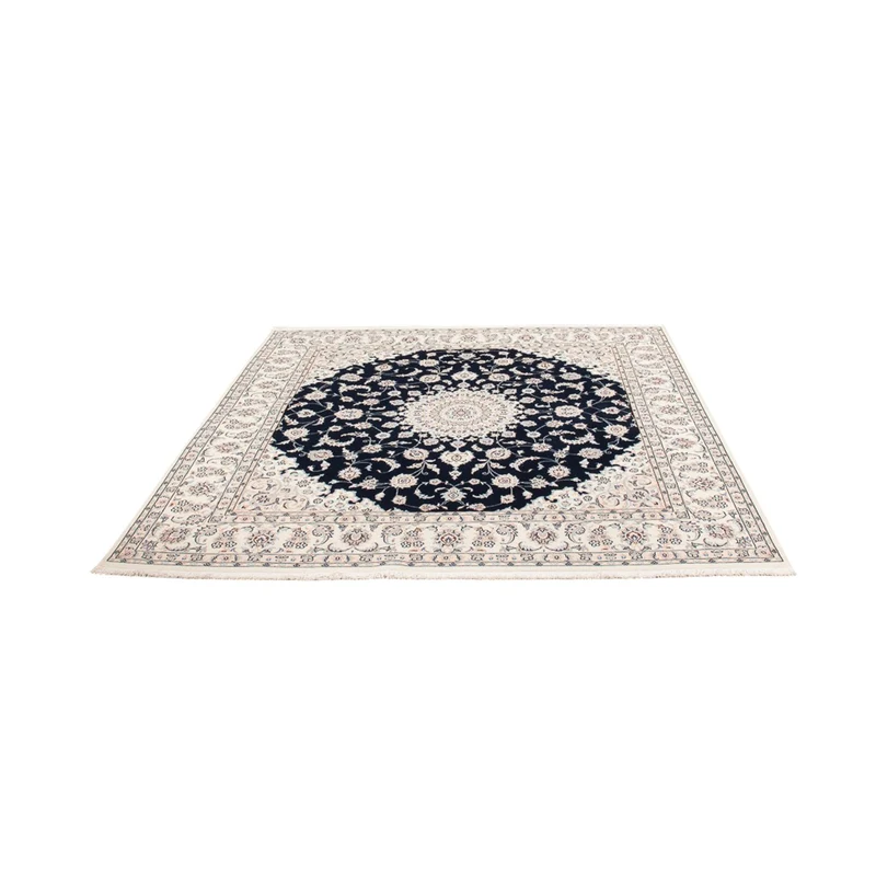 Perserteppich - Nain quadratisch - 200 x 210 cm - dunkelblau
