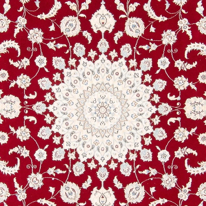 Nain Teppich 194x210cm - Perserteppich - rot