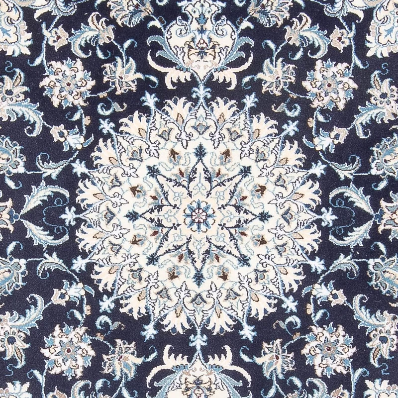 Perserteppich - Nain quadratisch - 196 x 200 cm - dunkelblau