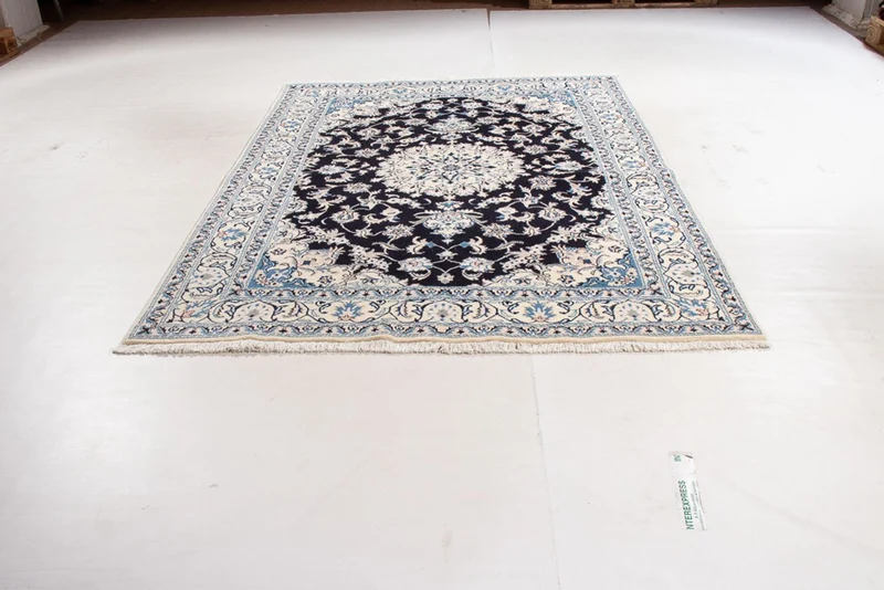 Perserteppich - Nain - 163 x 231 cm - dunkelblau
