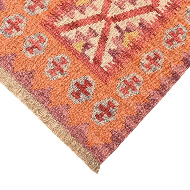 Kelim Fars Teppich 61x201cm - mehrfarbig