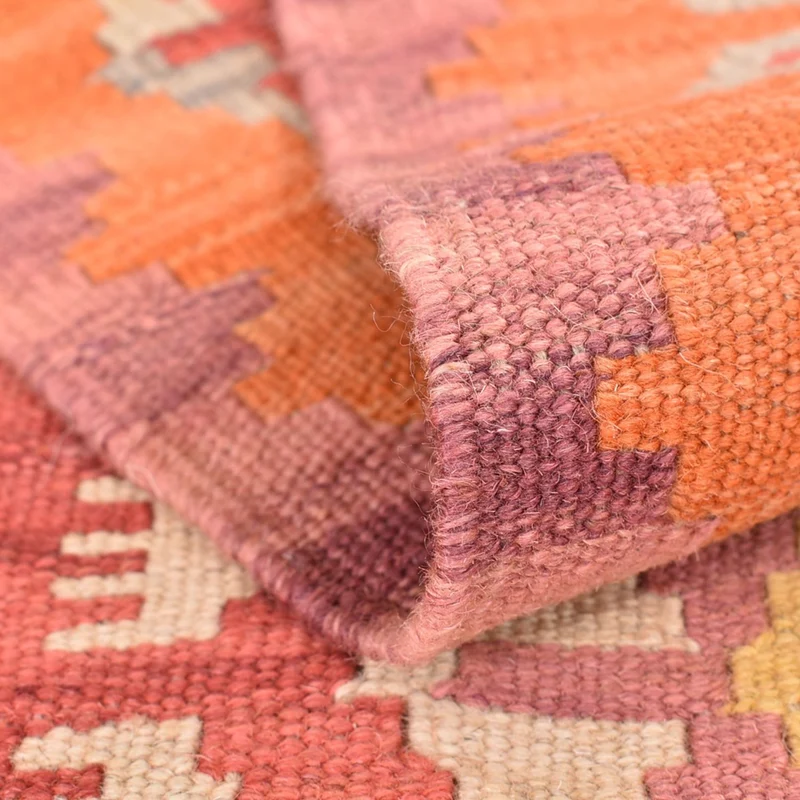 Kelim Fars Teppich 61x201cm - mehrfarbig