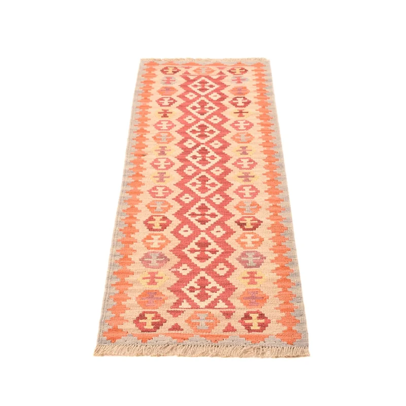 Läufer Kelim - Oriental - 55 x 199 cm - mehrfarbig