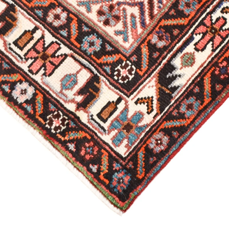 Hamadan Teppich 112x197cm - Perserteppich - hellrot