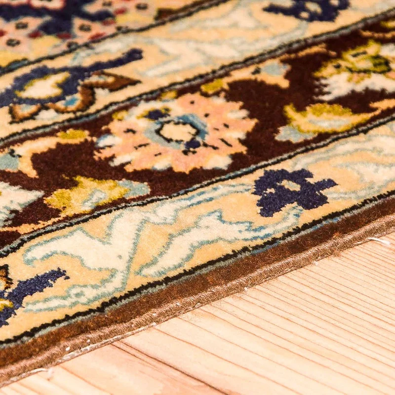 Isfahan Teppich 92x143cm - Perserteppich - blau