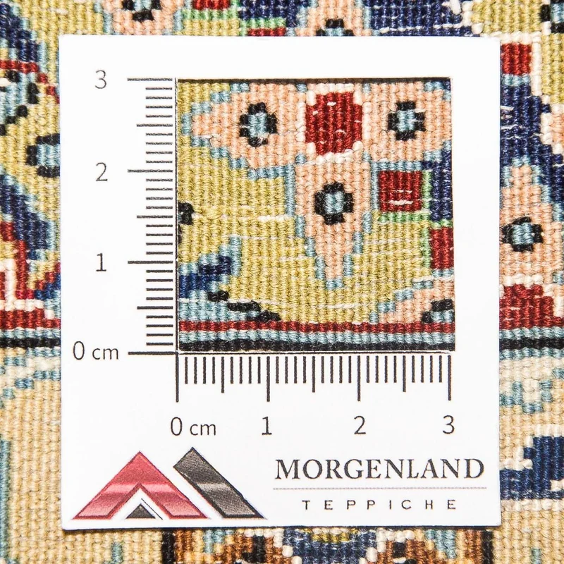 Isfahan Teppich 92x143cm - Perserteppich - blau