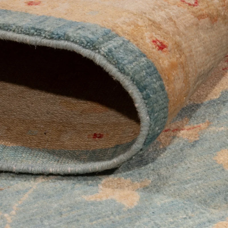 Ziegler Teppich 202x296cm - Orientteppich - blau