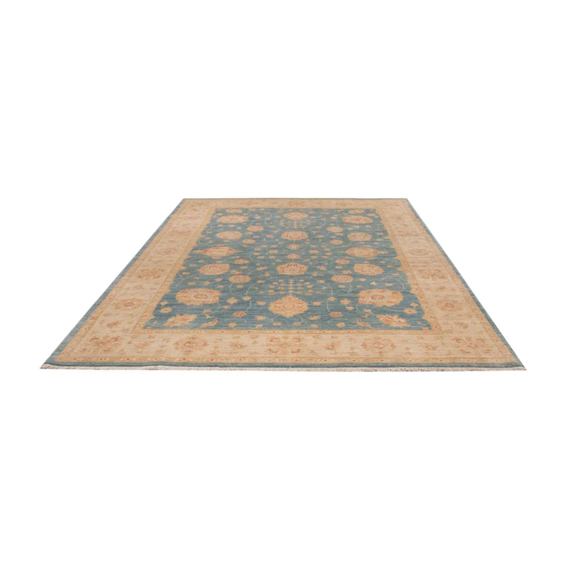Ziegler Teppich 202x296cm - Orientteppich - blau