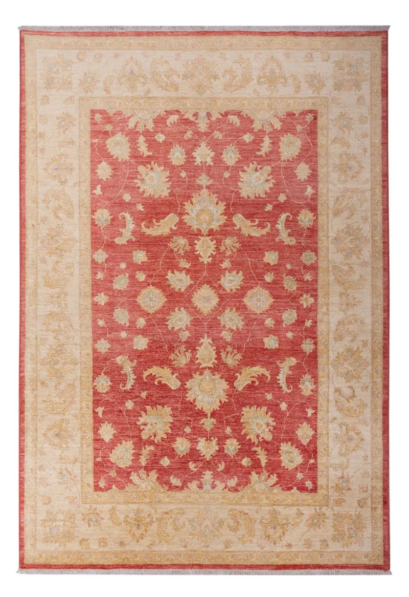 Ziegler Teppich 210x303cm - Orientteppich - rot