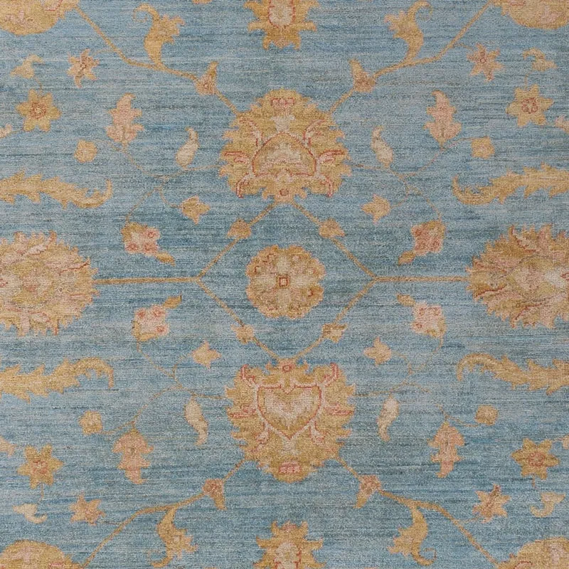 Ziegler Teppich - Modern - 207 x 300 cm - blau