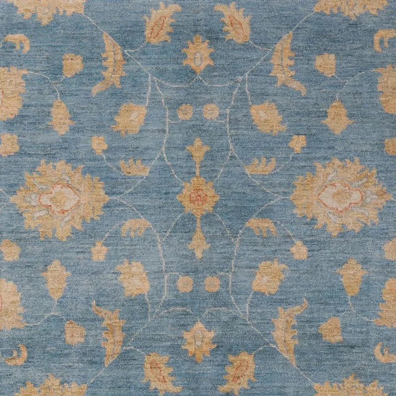 Ziegler Teppich 207x300cm - Orientteppich - blau
