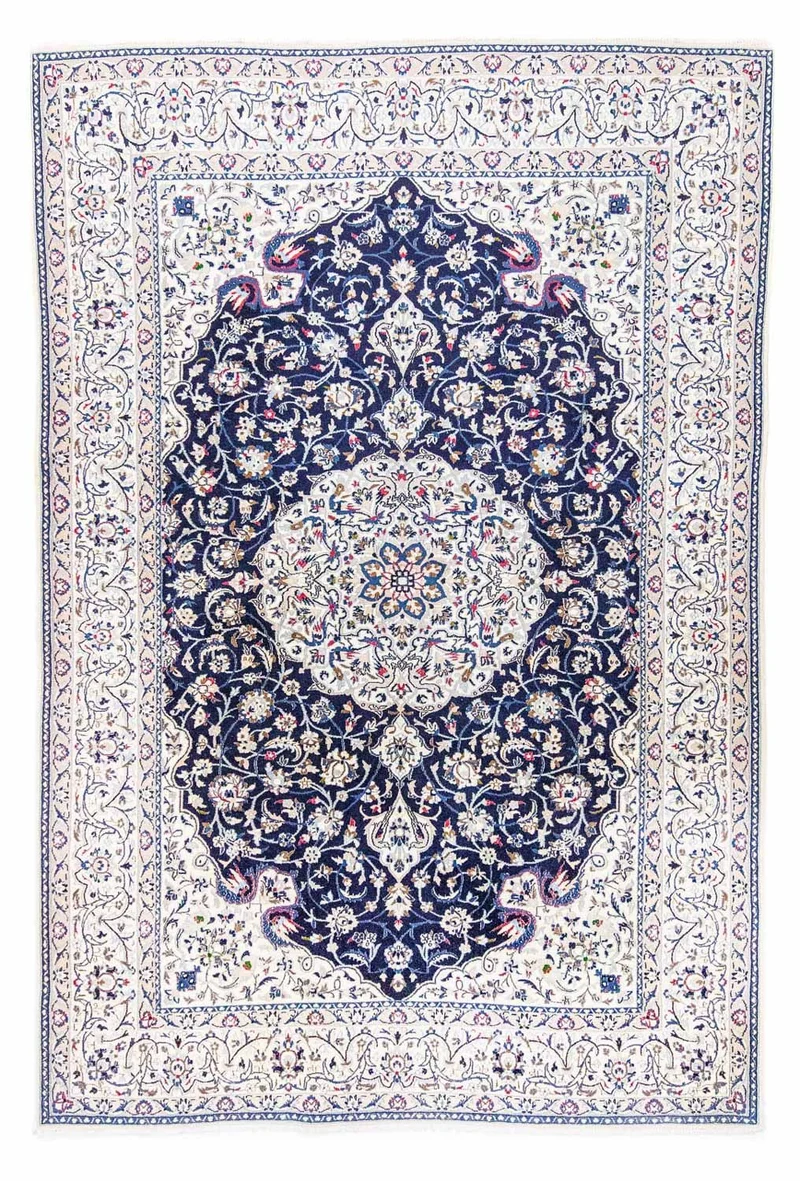 Nain - 9La Teppich 207x302cm - Perserteppich - dunkelblau