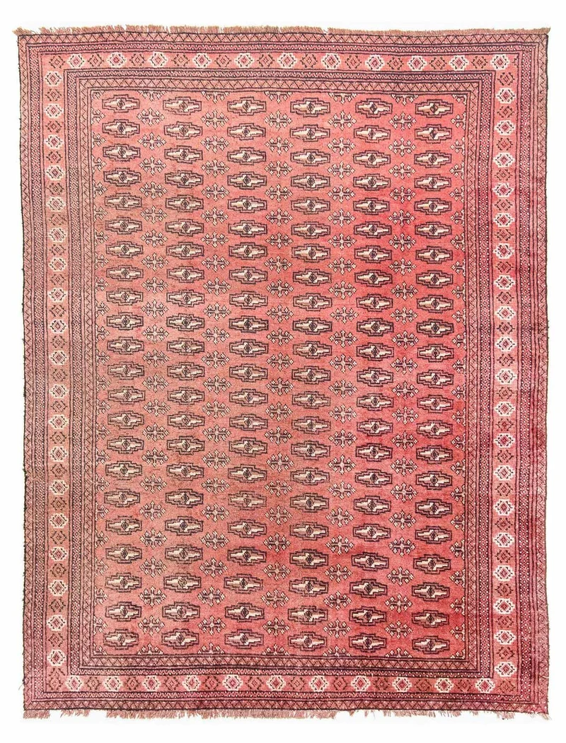 Turkaman Teppich 195x268cm - Perserteppich - rosa