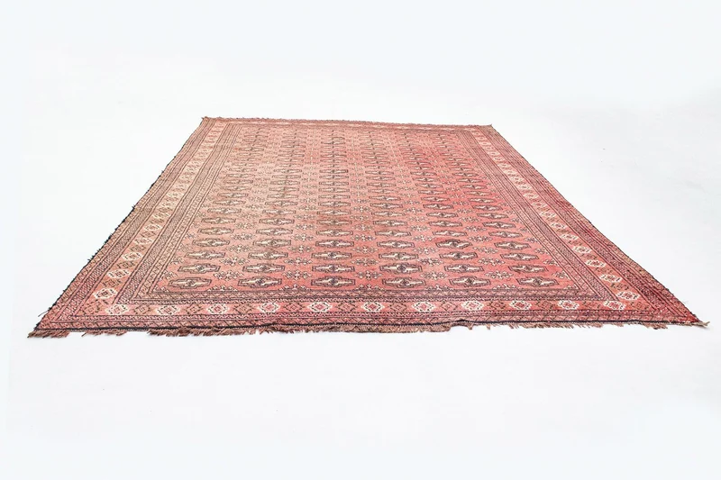 Turkaman Teppich 195x268cm - Perserteppich - rosa