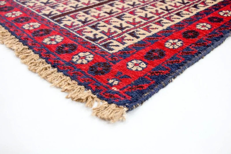 Belutsch Teppich 75x130cm - Orientteppich - beige