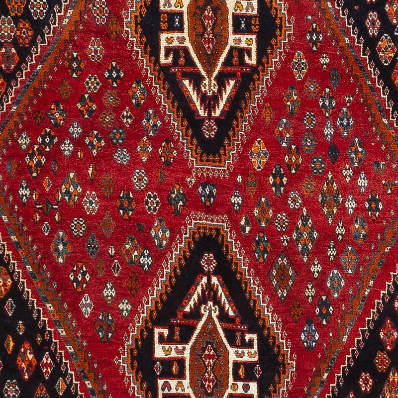 Ghashghai Teppich 160x247cm - Perserteppich - rot