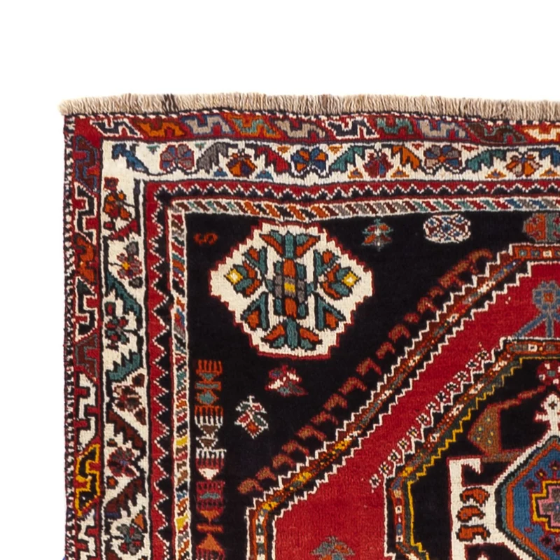 Ghashghai Teppich 143x237cm - Perserteppich - rot