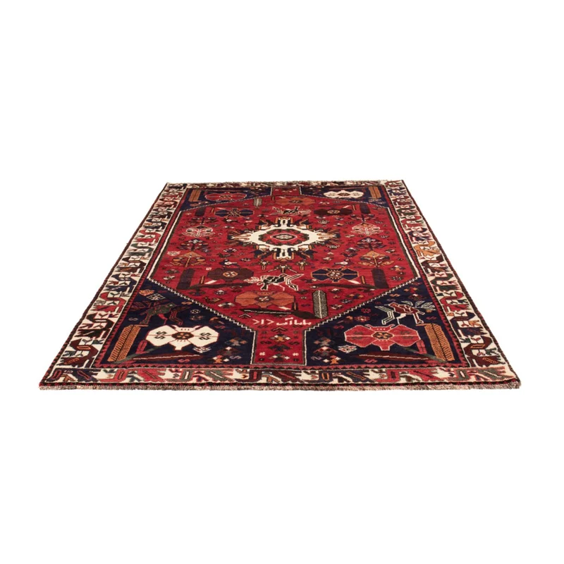 Ghashghai Teppich 156x245cm - Perserteppich - rot