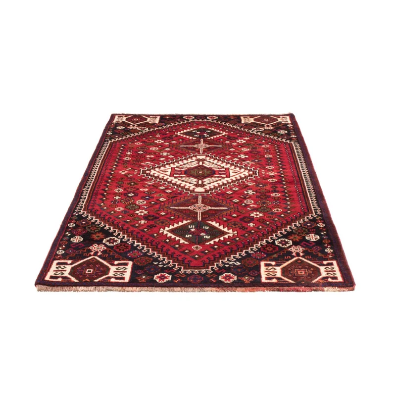 Ghashghai Teppich 129x226cm - Perserteppich - rot