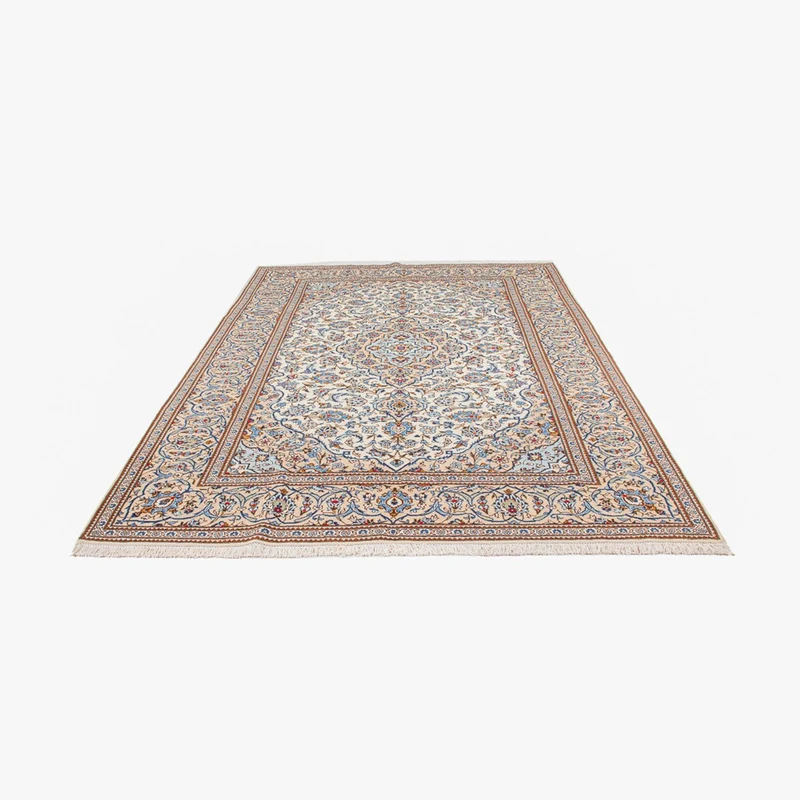 Keshan Teppich 200x303cm - Perserteppich - beige