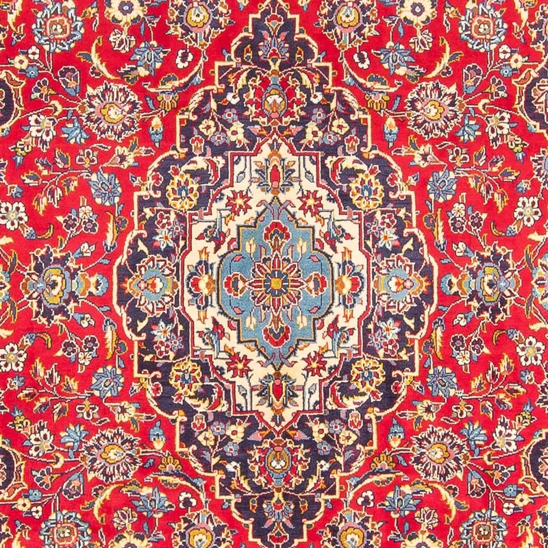 Keshan Teppich 204x298cm - Perserteppich - rot